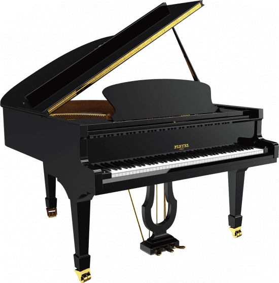Grand piano F170 glossy black