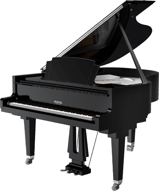 P170 Trocadéro quart de queue noir brillant